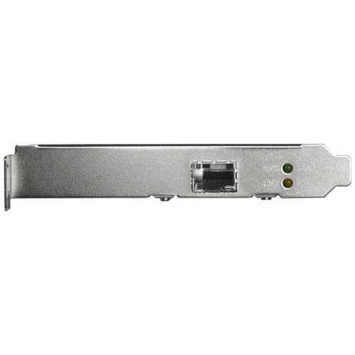 PCI　Express接続　SFP対応ギガビットイーサネットLANカード　1個 接続ポートが鮮明に見える上面の状態