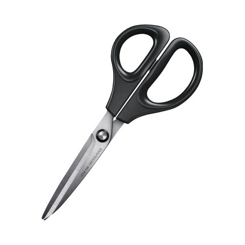 ハサミ　サクサ　ストレート刃　ブラック画像