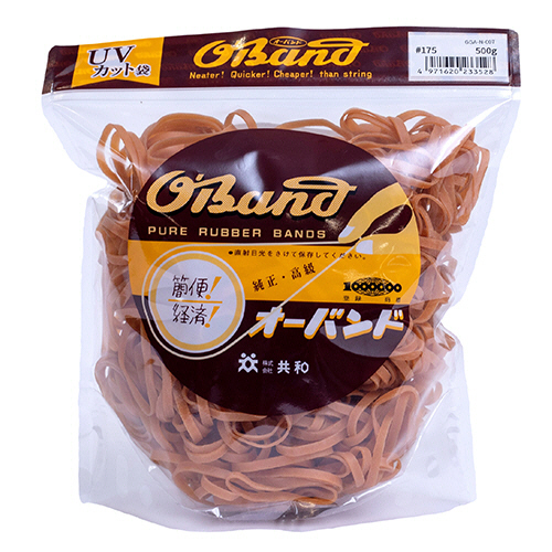 ｵｰﾊﾞﾝﾄﾞ #175 内径38mm 500g入 透明袋 1袋画像