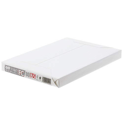 αｴｺﾍﾟｰﾊﾟｰ ﾀｲﾌﾟFC B5 標準 80g 1冊(250枚)画像