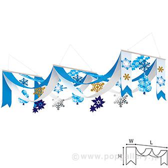 エレガントスノープリーツ2連ペナント画像