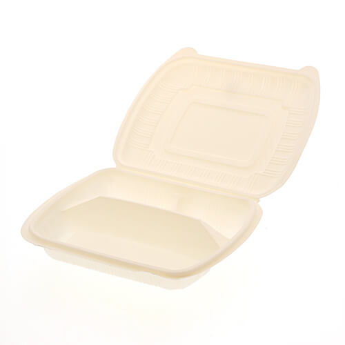 シンメイ 食品容器 コーンスターチパック仕切付 IDFP-50 50枚画像