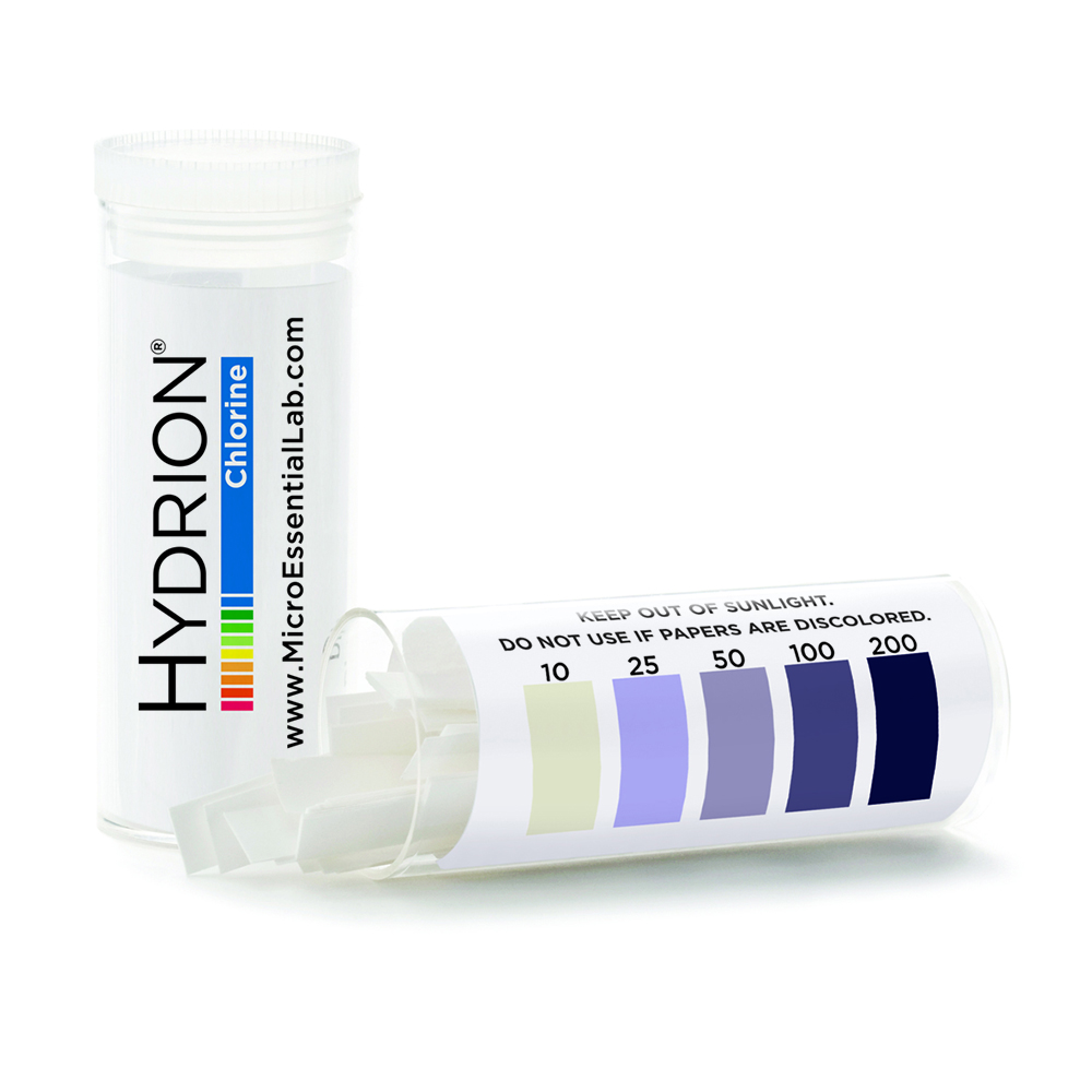 塩素試験紙　10～200ppm　200枚入