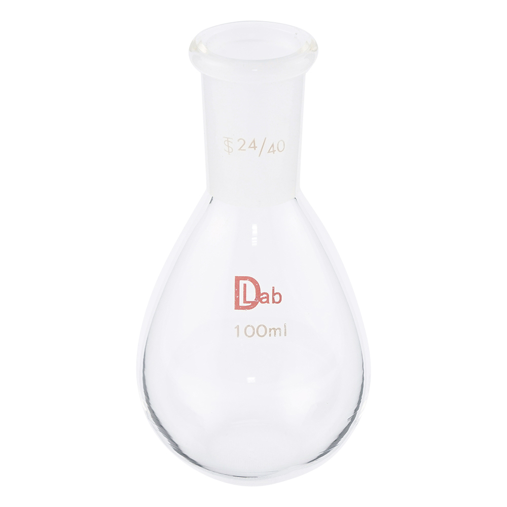 共通摺合平底ナスフラスコ（硼珪酸ガラス-1）　100mL　24/40画像