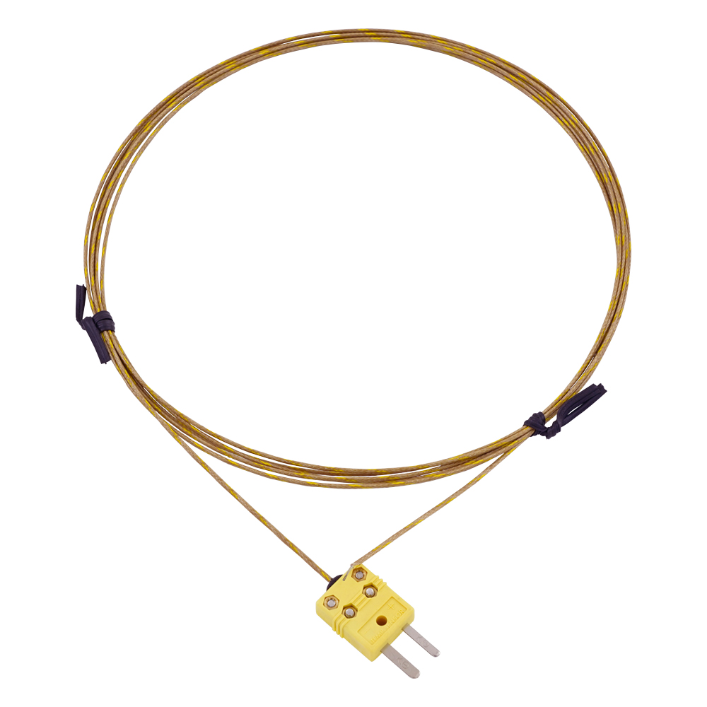 被覆K熱電対（ガラス被覆）画像