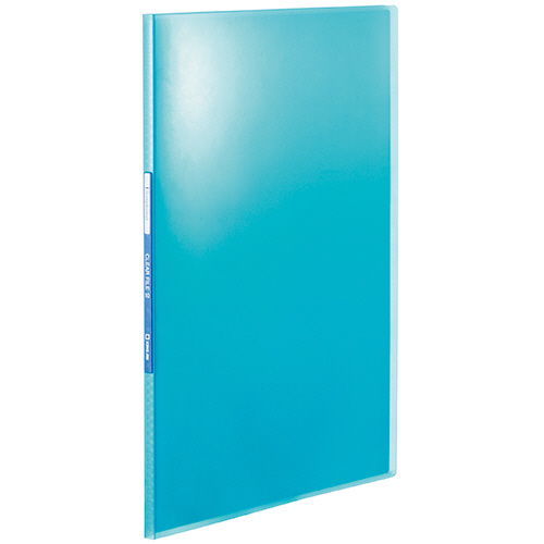 ｼﾝﾌﾟﾘｰｽﾞ ｸﾘｱｰﾌｧｲﾙ(透明) A4ﾀﾃ 10ﾎﾟｹｯﾄ 背幅10mm 青 1冊画像