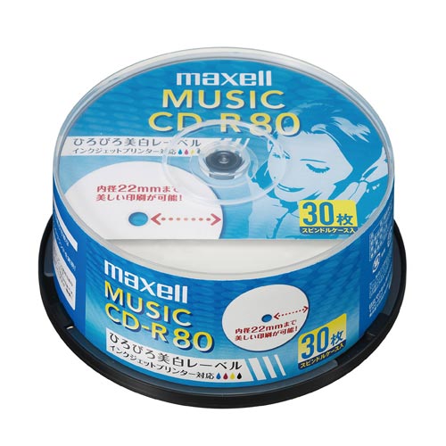 ＣＤ－Ｒ音楽用　８０分　３０枚ＳＰ