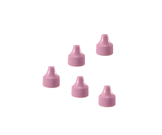 微量定量点滴びん用 キャップ 3mL用 ピンク 1箱（100個入）画像