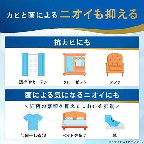 イータック抗菌化スプレーα　ノンアルコールタイプ　本体　250mL　1本 正面から撮影されたスプレーボトル、ラベルに明るい色合いが使われている