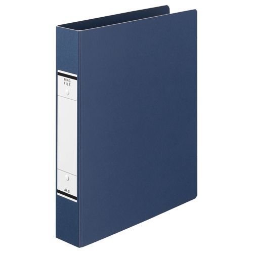 Oﾘﾝｸﾞﾌｧｲﾙ A4ﾀﾃ 2穴 320枚 ﾘﾝｸﾞ内径39mm背幅52mm青 1冊画像