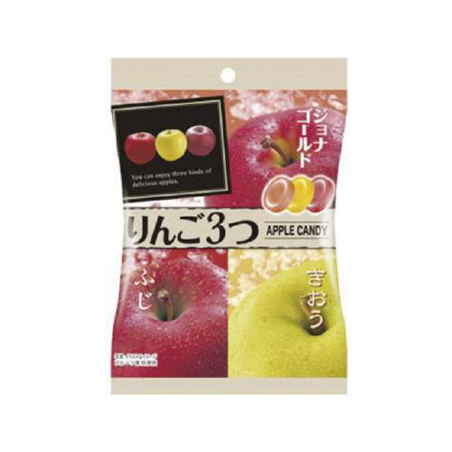 りんご３つ　　１袋（７５ｇ）画像