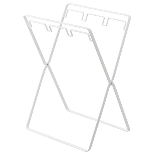 ﾚｼﾞ袋3連&45Lｺﾞﾐ袋ｽﾀﾝﾄﾞ ﾀﾜｰ ﾎﾜｲﾄ 1個画像