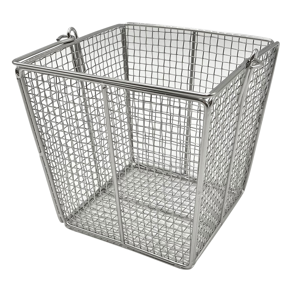 ステンレス角型洗浄カゴ（テーパ付き）　150角（120角）×150mm 小画像