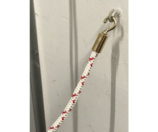 ポリエステルWブレードドラム巻　6mm×200m　コンシロ 巻き取られたドラムの側面が見える状態、しっかりとした質感の素材が強調されている。