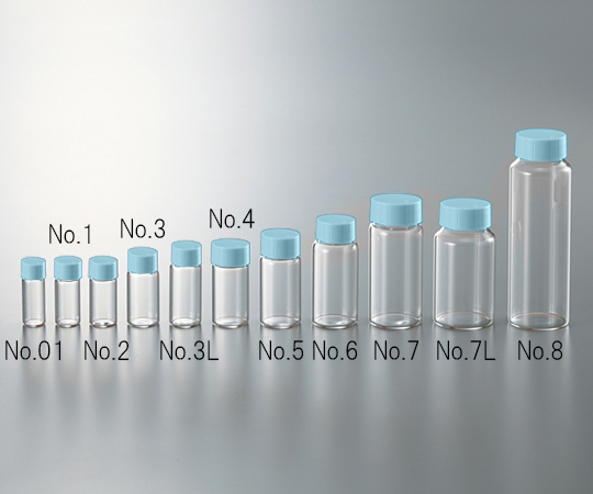 CCスクリュー管 透明 ブルーキャップ 3.5mL 1箱（100本入）画像