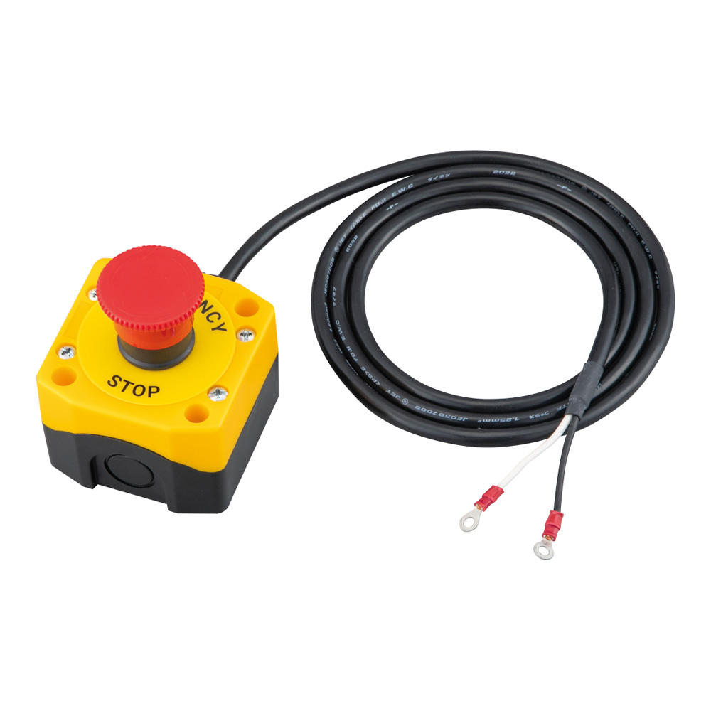 チュービングポンプ用非常停止ボタン画像
