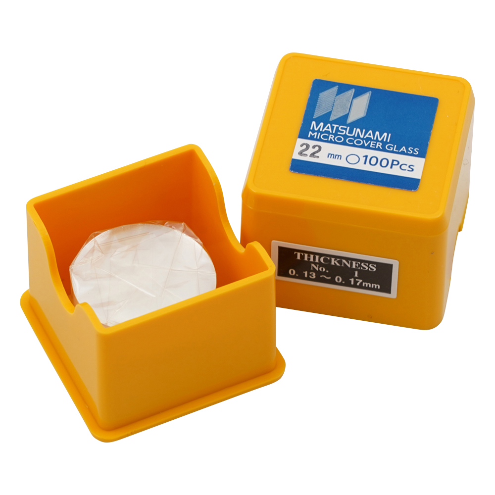 マツナミカバーグラス(No.1) 丸型 φ22mm 1000枚入画像