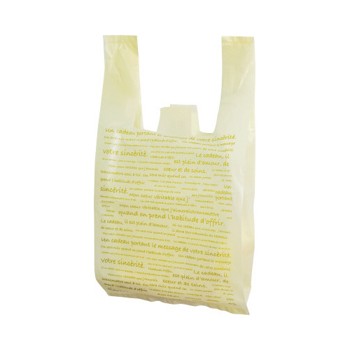 Ａスタイル　レジ袋Ｍ４０クリーム　１００枚画像