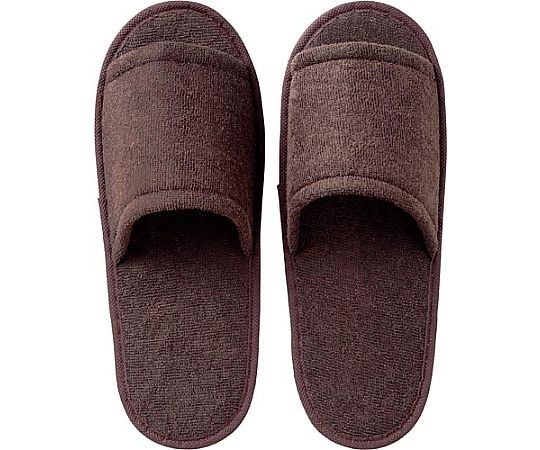 パイルスリッパ ブラウン 10足入り画像