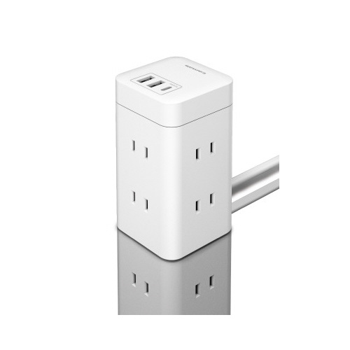 タワー型ＵＳＢタップ　６口＋Ｃ＋Ａ×２画像