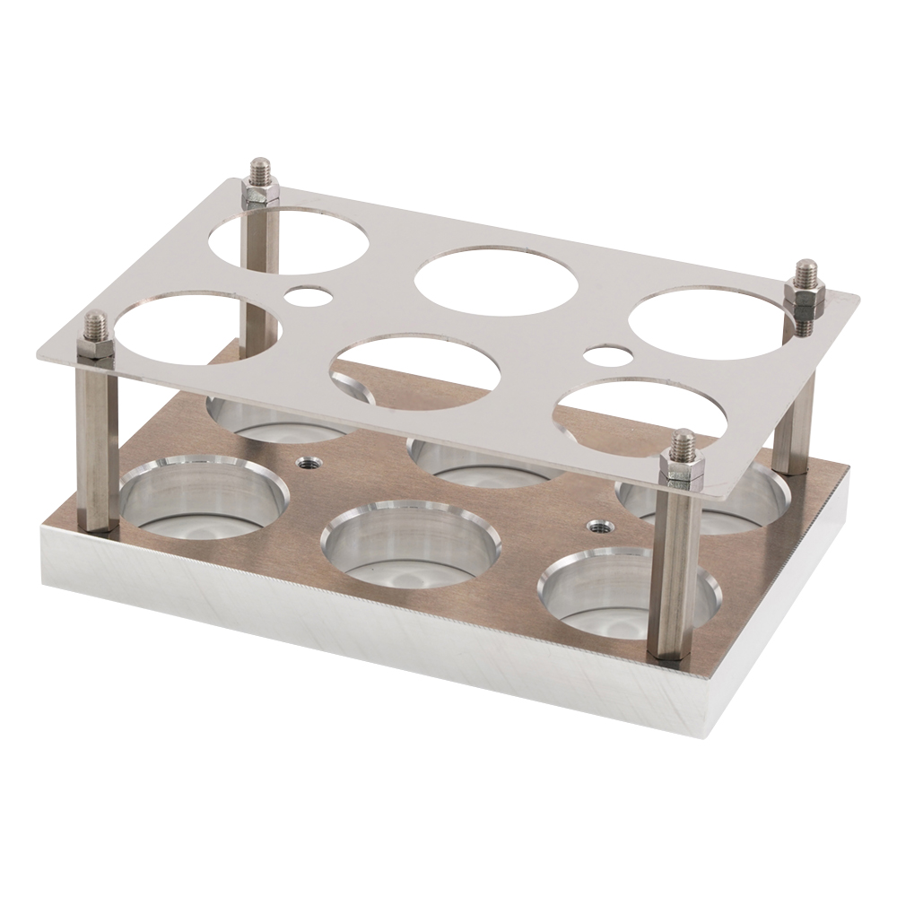 バイアルホットシェーカーVHSA-6専用ラック画像