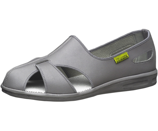 静電作業靴 男女兼用 エレパスクールN グレイ 24.0cm