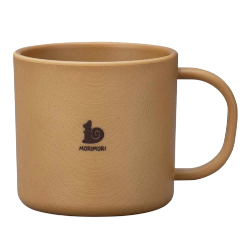 マグカップ 190ml MORIMORI 子供用食器 プラスチック ライトブラウン画像
