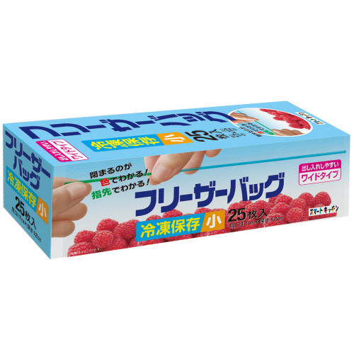 ｽﾏｰﾄｷｯﾁﾝ ﾌﾘｰｻﾞｰﾊﾞｯｸﾞ 透明 小 0.060mm 1ﾊﾟｯｸ(25枚)画像