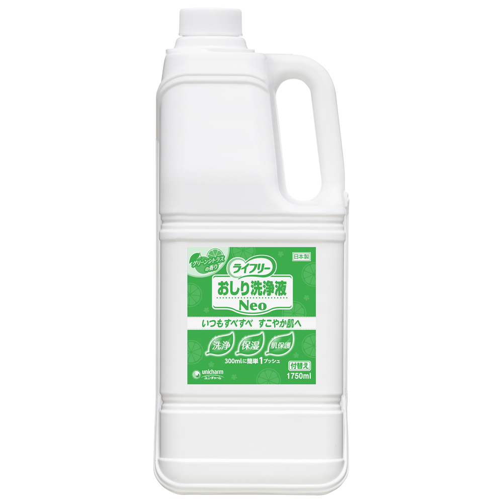 Ｇライフリーおしり洗浄液Ｎｅｏ シトラスの香り 付替用 1750mL画像