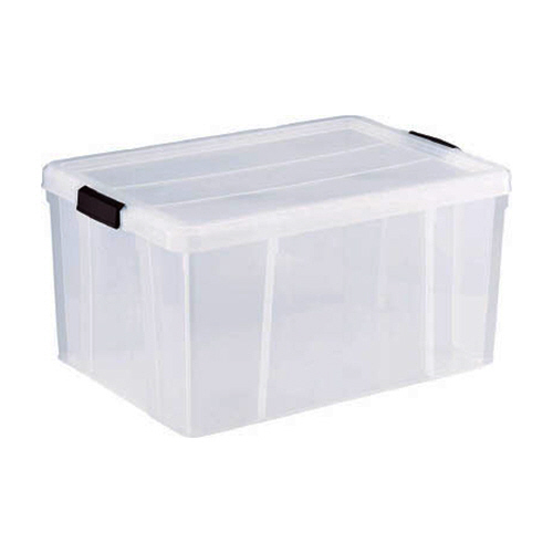 ｸﾘｱﾗｲﾄﾎﾞｯｸｽ 66L 黒半透明 1個画像