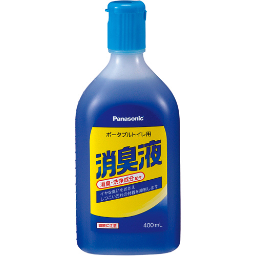 ﾎﾟｰﾀﾌﾞﾙﾄｲﾚ用消臭液 青色ﾀｲﾌﾟ 400ml/本 1ｾｯﾄ(12本)画像