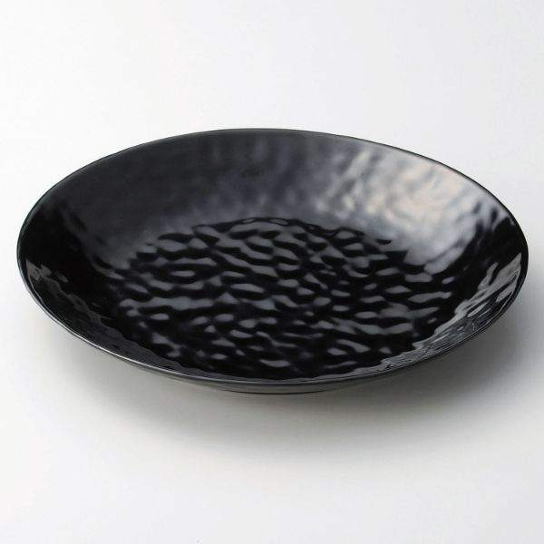 メラミン食器 M11-372 大皿 φ30 黒 マイン画像