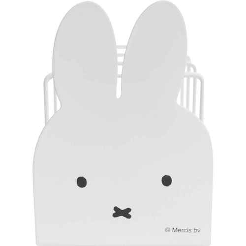 miffy　ディッシュスタンド　ホワイト 白いシンプルなディッシュスタンドが前方から見える状態
