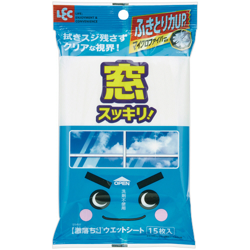 激落ちｳｴｯﾄｼｰﾄ 窓用 1ﾊﾟｯｸ(15枚)画像