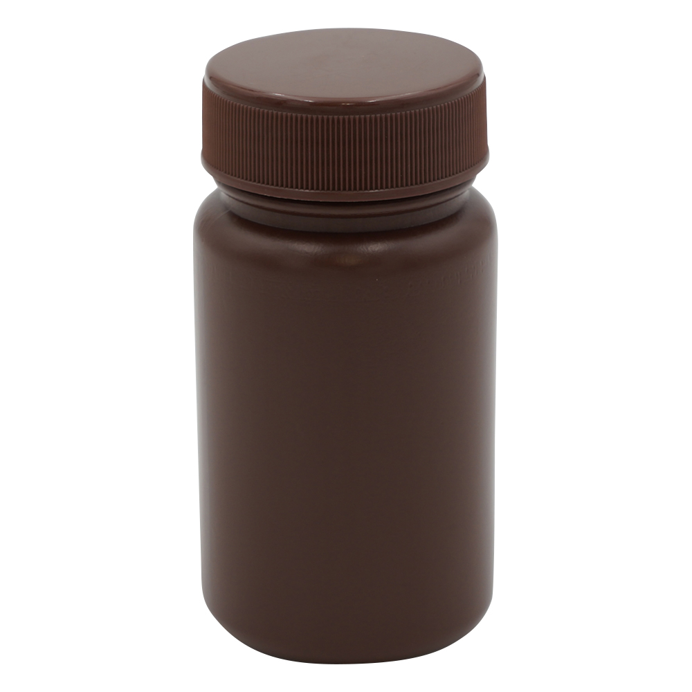 標準規格瓶 丸型広口（遮光） 100mL 1本 1032-01画像