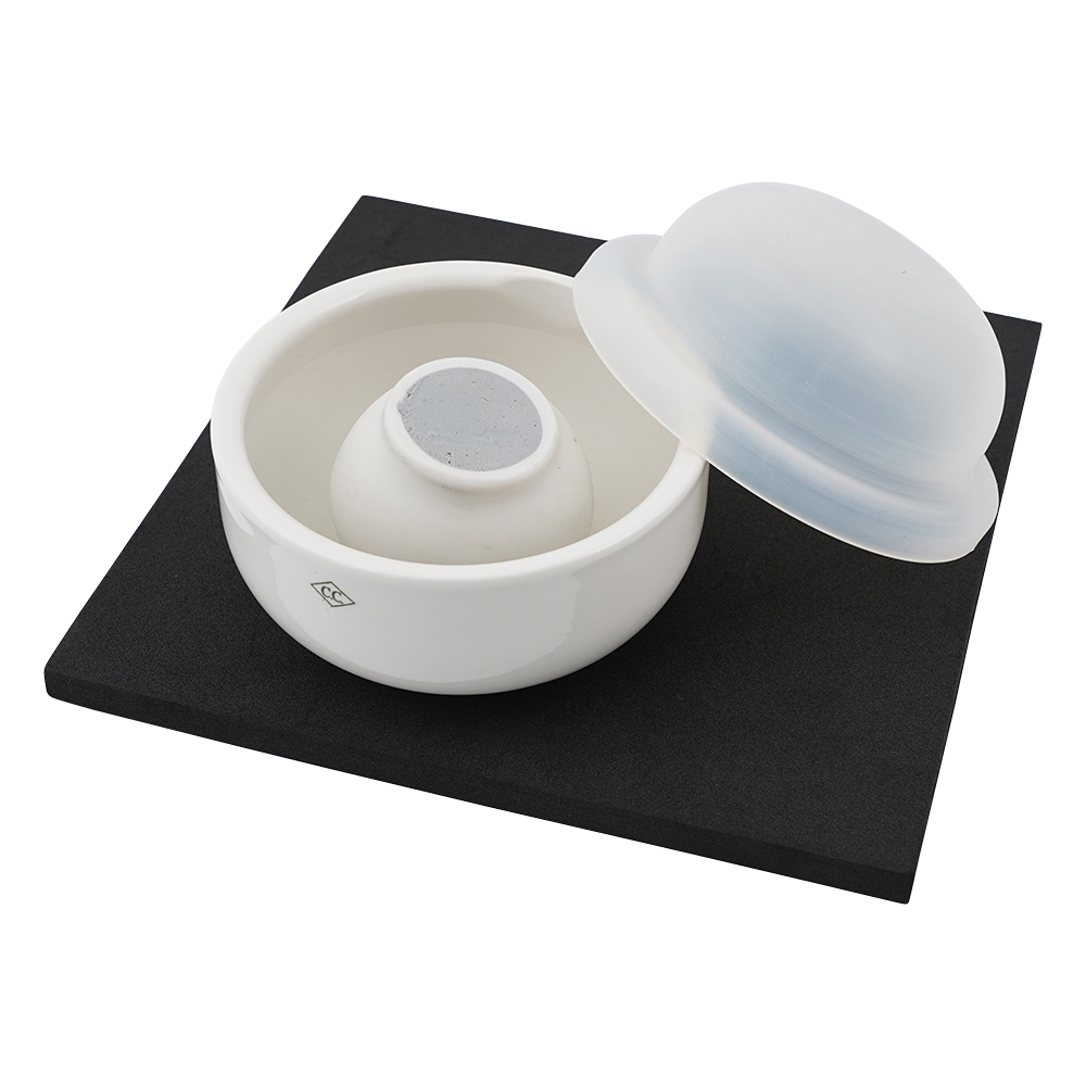 中容量マグネット乳鉢セット　80g磁製画像