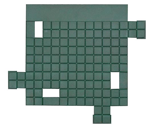 ハイクッションマット 300 縁付駒 DG(ダークグリーン)画像