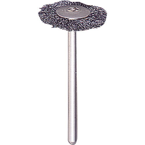 平型ﾌﾞﾗｼ(軸径3mm､外径φ20mm) 硬鋼線 1本画像