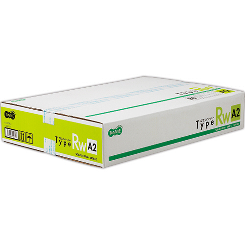 αｴｺﾍﾟｰﾊﾟｰ ﾀｲﾌﾟRW A2 1箱(1000枚:500枚x2冊)画像