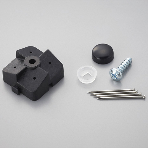 ﾊﾟﾝﾁﾝｸﾞﾎﾞｰﾄﾞﾊﾟｰﾂ 石膏ﾎﾞｰﾄﾞ用 止め具ｾｯﾄ 黒 (4組入/ﾊﾟｯｸ) 1ｾｯﾄ(5ﾊﾟｯｸ)画像