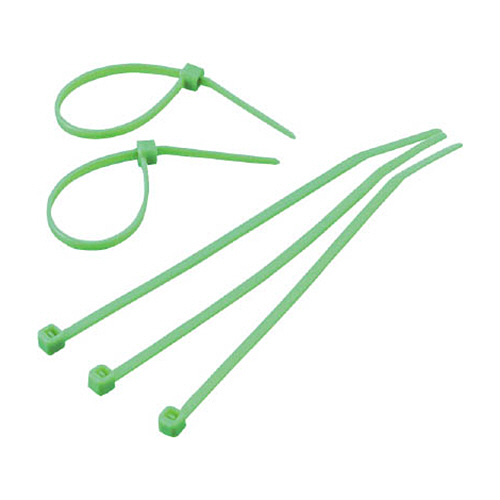 ｶﾗｰｹｰﾌﾞﾙﾀｲ 緑 幅4.8×長さ250mm 1ﾊﾟｯｸ(100本)画像