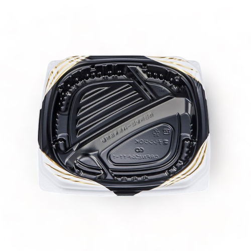 シーピー化成 弁当容器 CBFNビルト11-1 ソアBW 本体画像