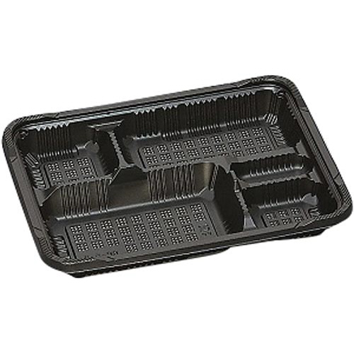 憩いＲＰー５ー２Ｈ黒Ｅ本体耐熱弁当容器５０枚×１２