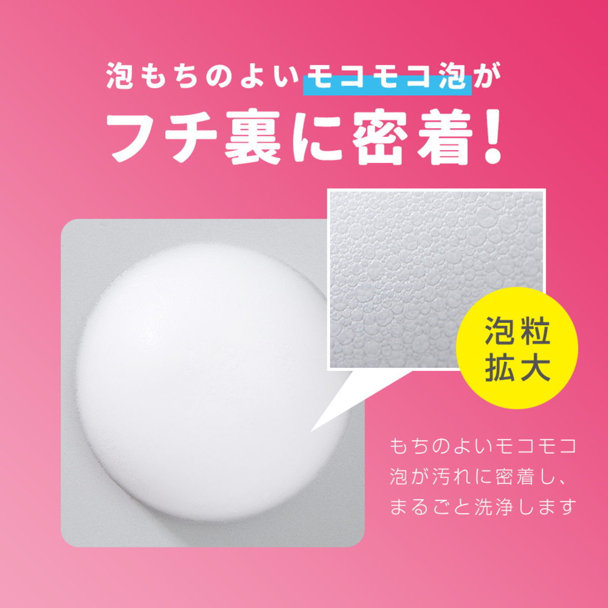 トイレ洗剤　トイレふちウラ泡クリーナー スプレーボトルが清潔に並べられた状態