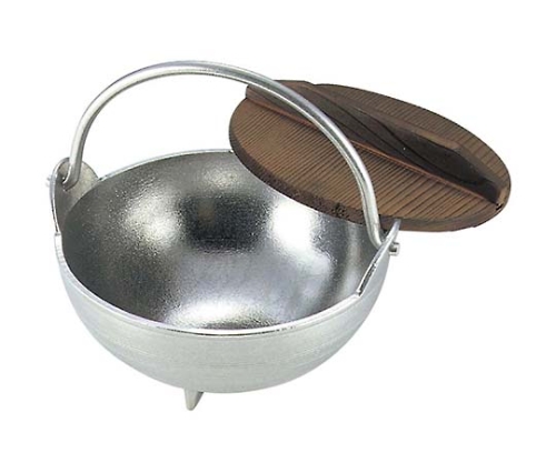 アルミ 白仕上 田舎鍋 18cm画像