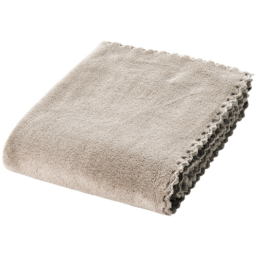 ｸｲｯｸﾍｱﾄﾞﾗｲﾀｵﾙ 約40×100cm ｸﾞﾚｰ 1枚画像