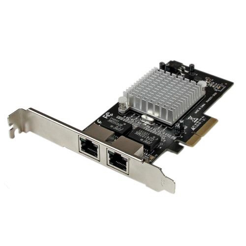 ギガビットイーサネット　2ポート増設PCI　Express　x4　インターフェースカード　1個