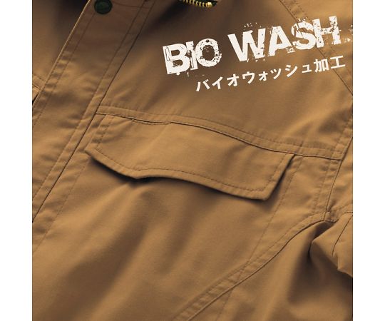 秋冬作業服　ベルデクセル　男女共用　スラックス　綿58%　下　チャコール　LL 商品全体が正面から撮影され、チャコール色の素材感やデザインの詳細が良くわかる状態。