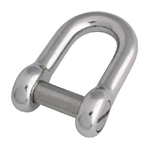 水本 ｽﾃﾝﾚｽ ﾈｼﾞ止め沈みｼｬｯｸﾙ 長さ48mm内幅24mm 1個画像