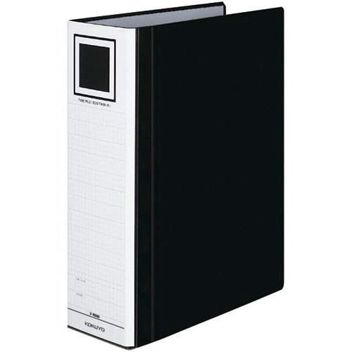 チューブＦエコツインＲ黒Ａ４縦背幅９５ｍｍ１０冊画像